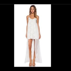 Line & Dot Infinite Maxi Dress, White